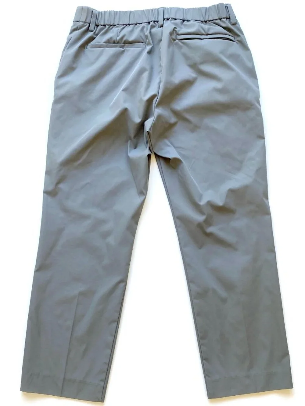 Banana Republic 36x29 Commuter Flex Pants Gray Travel Stretch Water Repellent
